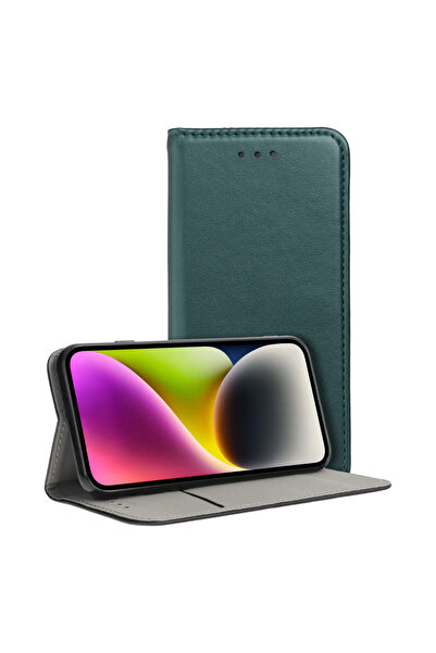 Techwave Έξυπνη Δερμάτινη Θήκη για Realme 14X 5G σε χρώμα πράσινο του δάσους