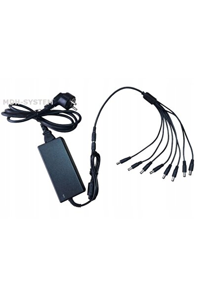 NO BRAND SURSA DE ALIMENTARE PENTRU CAMERE CCTV 12 V CC 8 A, 8 IEȘIRI, 12 V, ...