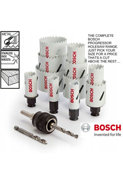 Bosch otwornica progressor metal lemn PCV 83 mm