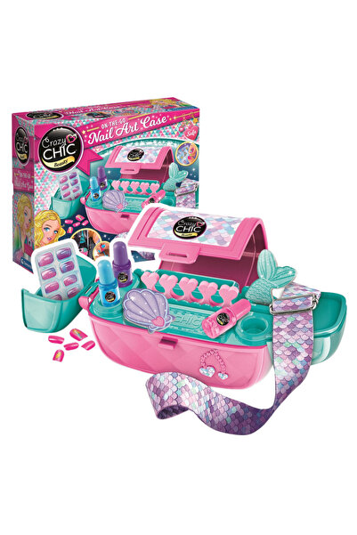CLEMENTONI CRAZY CHIC MOBILNE STUDIO PAZNOKCI set de manichiură cu geantă