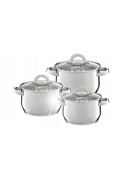 Ambition Set de 6 oale din oțel inoxidabil Berry Steel, pentru inducție și gaz