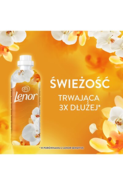 lenor Gold Orchid & Vanilla Soluție de clătire 2 x 1827 ml