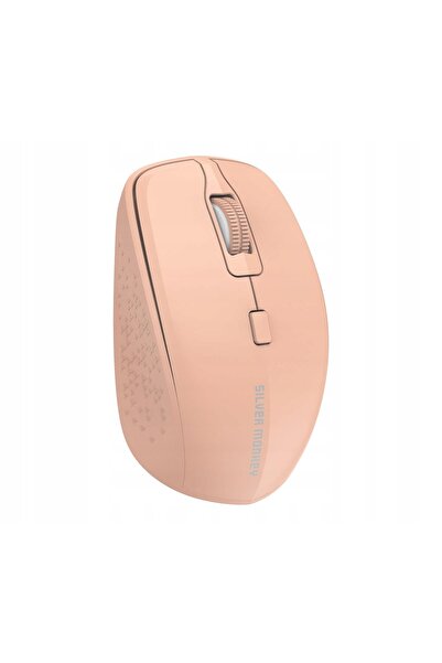 NO BRAND Silver Monkey M40 Mouse Wireless Confortabil Silențios Peach Fuzz