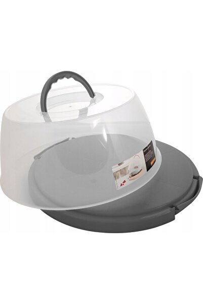 NO BRAND Recipient pentru tort cu capac, portabil, din plastic, Plast Team, 3...
