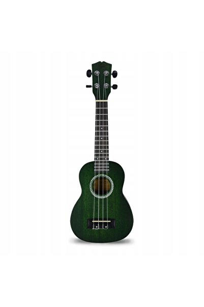 NO BRAND Ukulele soprano de 21 de inci, verde auriu, pentru copii, pentru înv...