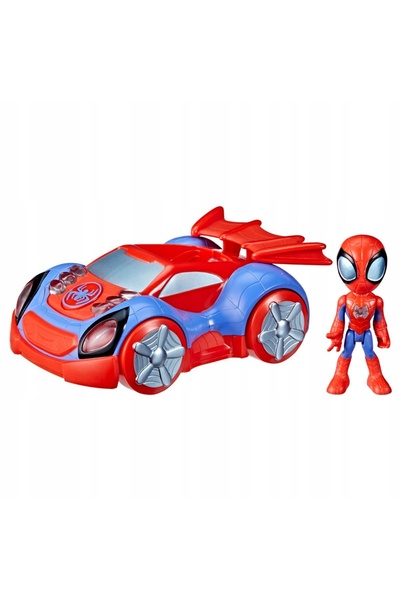 Hasbro Figurină Spiderman Spidey + Vehicul cu lumină și sunet F4530