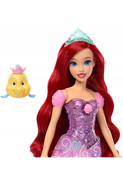 mattel Păpușă DISNEY PRINCESS Ariel Transformare magică JLK19