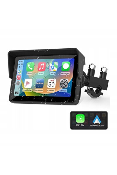 NO BRAND Radio monitor motocicletă Android Auto CarPlay XENSO X7 Bluetooth