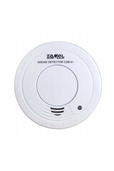 ZAMEL Detector de fum alimentat cu baterii CDB-01 alb (3688)