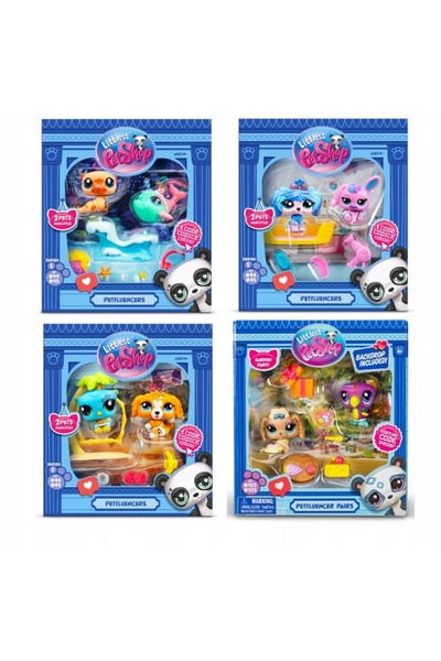 Littlest Pet Shop PETFLUENCERS Drăguțe de la apus, 2 figurine de animale # 44...
