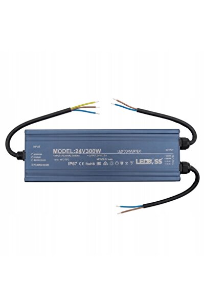 NO BRAND Alimentator 24V 300W impermeabil LED IP67 Transformator etanș LEDBOSS