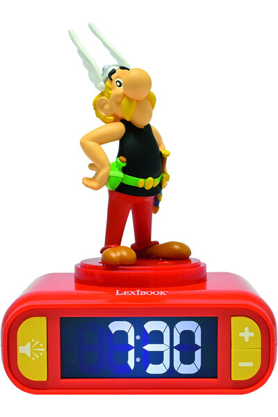 NO BRAND Ceas deșteptător jucărie cu lumină de veghe LEXIBOOK Asterix RL800AX2