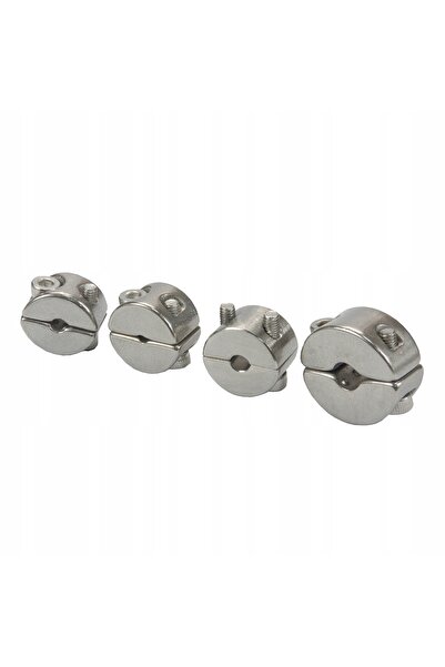 NO BRAND Clemă de cablu rotundă 4mm din oțel inoxidabil INOX, rezistentă la a...