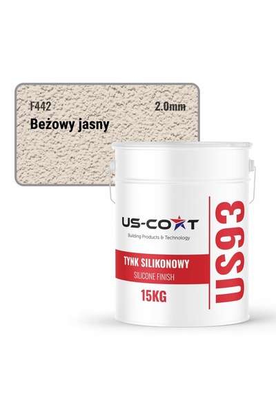 NO BRAND TENCUIEALĂ SILICONICĂ BEJ DESCHIS F442 15 KG BARANEK, GRANULAȚIE 2,0 mm