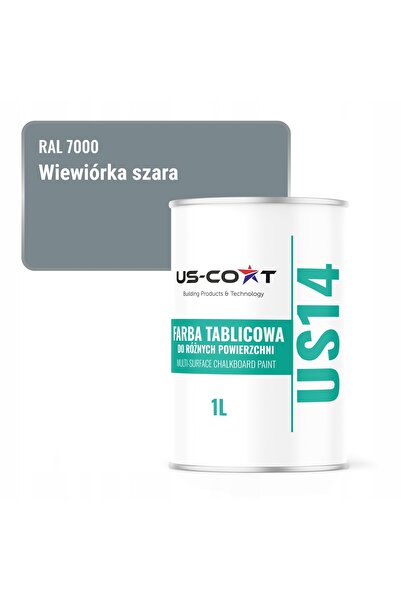 NO BRAND Vopsea pentru mobilier și pereți, culoare metalică, 1L, Gri Veveriță...