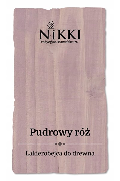 NO BRAND Lac-lasură pentru lemn 3W1 Extra Lazura Roz pudrat semimat 1L Protec...