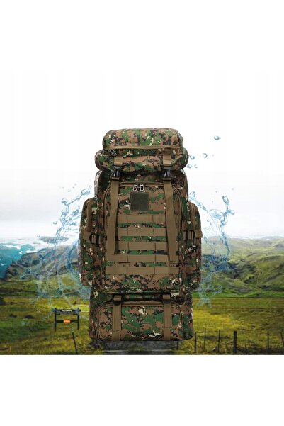 NO BRAND RUCSAK TACTIC MILITAR DE 75 L, MARE, MILITAR, DE TURISM, TREKKING, S...