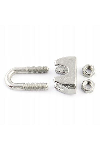 NO BRAND Clemă pentru cablu 6mm Oțel inoxidabil INOX Rezistent la acizi A4 10...