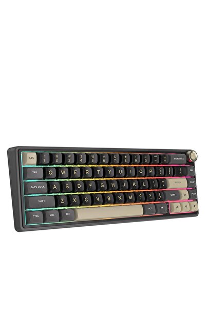 ROYAL KLUDGE Tastatură cu fir R65 Phantom Brown switch