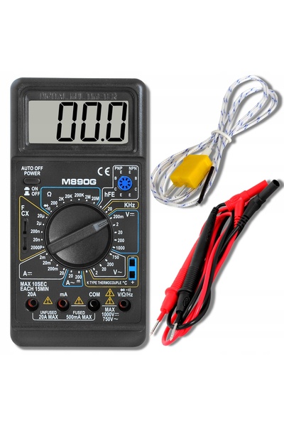 NO BRAND Multimetru digital M890G ampermetru (2197a)