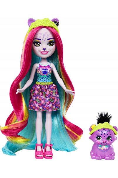 Enchantimals LALKA DELUXE PERSIDA PANTHER PANTERA + Misterul animalelor