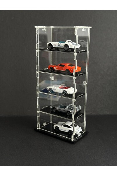 Genel Markalar 1:64 Ölçek Diecast, 5 Arabalık Pleksi Sergileme Kutusu, Hotwhe...