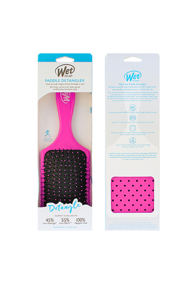 Wet Brush Βούρτσα ξεμπερδέματος μαλλιών τύπου paddle – Ροζ