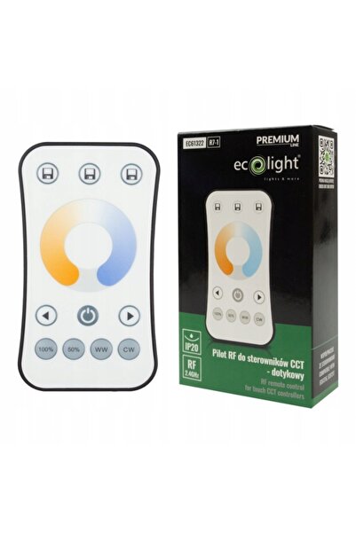 ecolight Telecomandă pentru bandă LED, reglare CCT, tactilă, 1 zonă, R7-1 RF,...