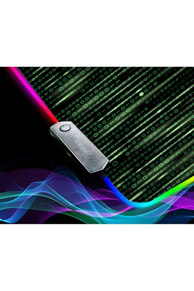 NO BRAND LED XXL RGB Mouse Pad de Gaming Covoraș de Birou Iluminat Supero