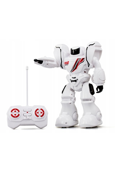 Silverlit ROBO BLAST ONE ALB ROBOT CU TELECOMANDĂ LANCATOR DE RACETE 5+