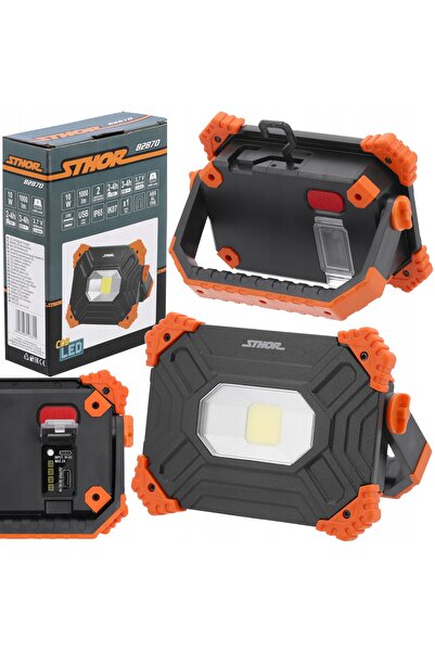 Sthor Proiector de lucru reflectorizant LED 10W COB 1000LM Portabil Reîncărcabil