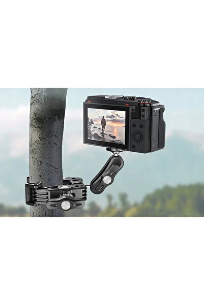 TELESIN Suport cu clemă pentru bicicletă, cu prindere pe tub, pentru GoPro DJ...