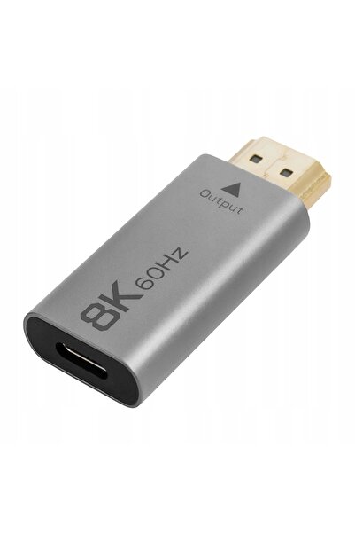 NO BRAND Adaptor mufă USB-C la HDMI 8K UHD Plug&Play Transiție Spacetronik