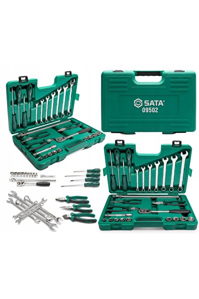 SATA ST09502SJ Set de chei tubulare metrice de 1/2 ", 26 piese, tip plat
