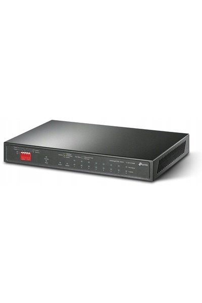 TP-LINK Switch PoE TL-SG1210MP cu 10 porturi Gigabit PoE+ pentru camere
