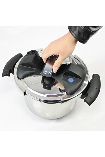 EDENBERG SZYBKOWAR OALĂ DIN OȚEL INOXIDABIL, MARE, 8L, 24CM, PENTRU ARAGAZ ȘI...