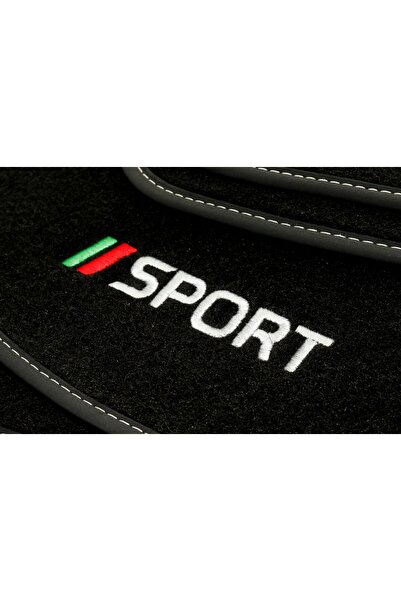 NO BRAND Covorașe auto din catifea cu logo SPORT pentru Skoda Kodiaq 16-