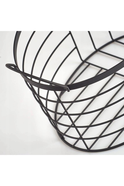 zeller ORGANIZATOR COș metalic negru 35x22 cm