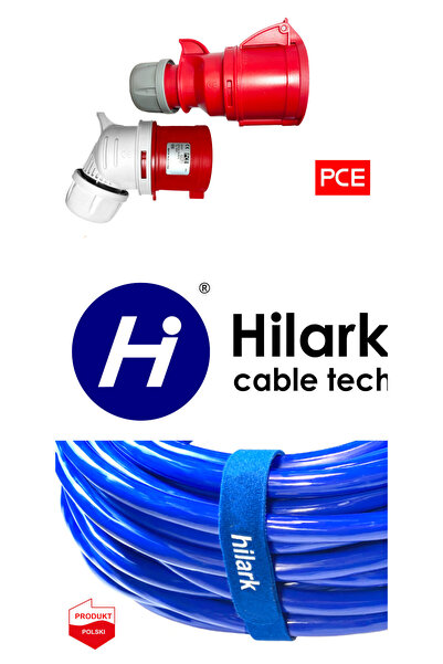 NO BRAND Cablu prelungitor de construcții 50m H07BQ-F 5x2,5 ștecher cotit