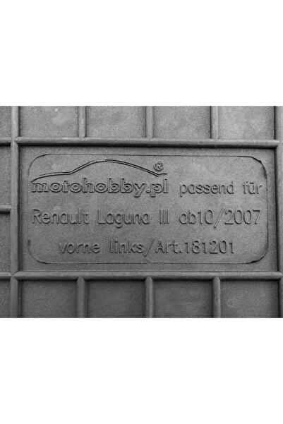 NO BRAND Renault Laguna III ACCESORII AUTO COLOCIURI AUTO DIN CAUCIUC NEGRE P...
