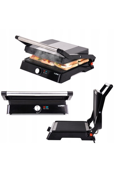 LUND Grătar electric compact extensibil 2000W