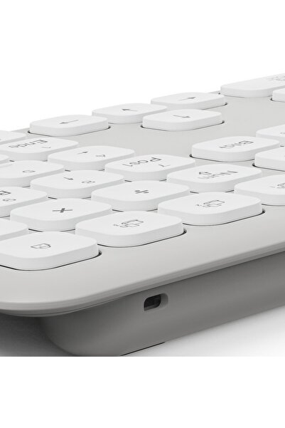 Hama Set wireless tastatură și mouse Wkm-550 Alb-gri