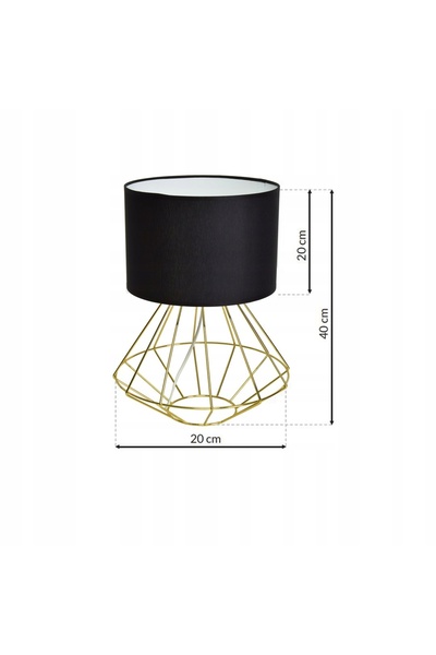 Milagro Lampă de masă modernă aurie, lumină de noapte, pentru dormitor