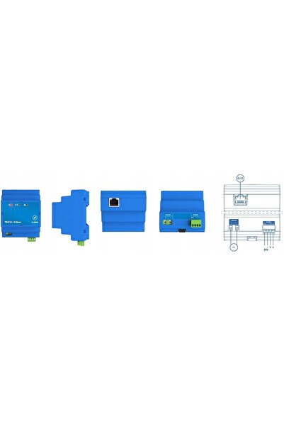 NO BRAND Extensor de semnal pentru șină DIN EX-MODBUS, drivere tehnice