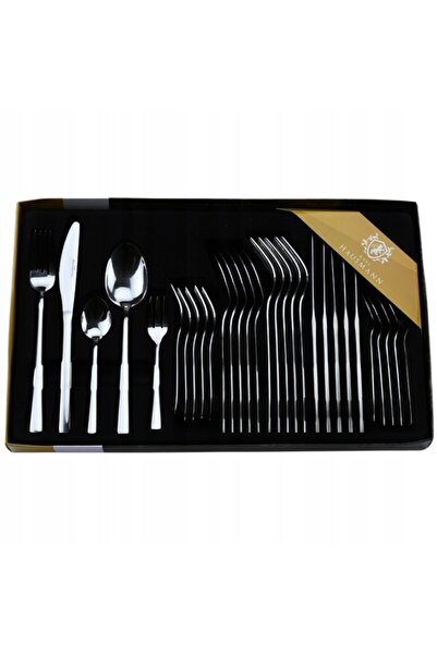 NO BRAND SET TACĂNTOARE COMPLET 30 piese pentru 6 persoane LENA + CUTIE LUCIOASĂ