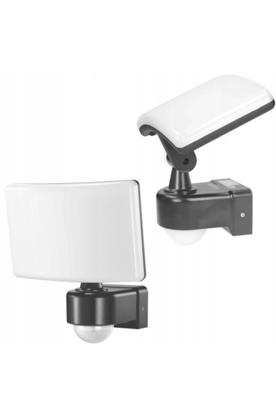 Adviti Lampă de exterior halogen LED 30W cu senzor de mișcare și reglare a lu...