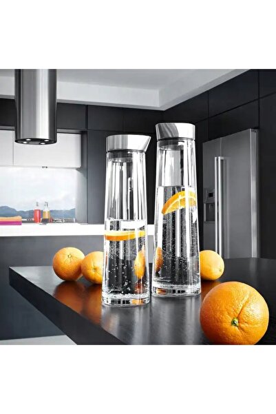 Kamille CARAFĂ DIN STICLĂ CU DOP DE SĂRMĂ 1,2L, ULȚĂ PENTRU APĂ, LIMONADĂ, SUC
