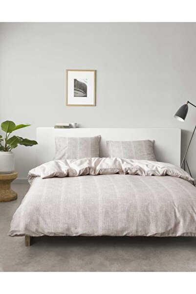 Marc O'Polo Set lenjerie de pat individuală 100% bumbac 140x220 cm gri
