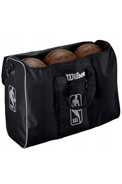 Wilson Geantă autentică NBA pentru baschet, 6 mingi de baschet