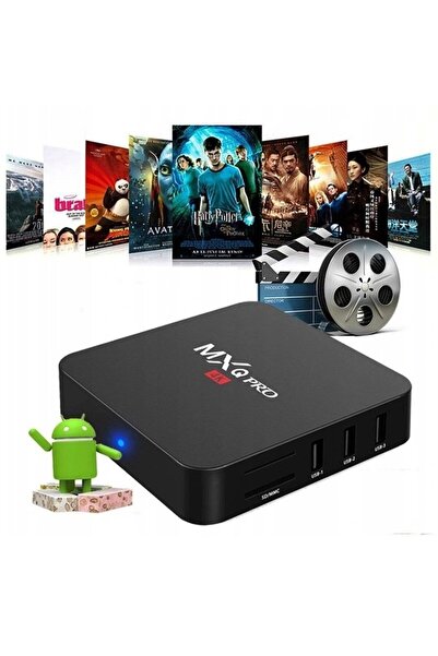 NO BRAND SMART TV BOX MXQ PRO 4K 1+8GB ANDROID 7.1 WIFI SD 5G DECODER LIMBA P...